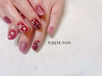 ホワイトネイル 武蔵小杉店(WHITE NAIL)/結晶/チェック/マグネット