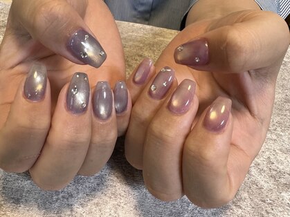 アネモネネイル(anemone nail)の写真
