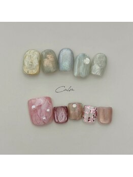カーム(Calm)の写真/シンプルだけど少しエッジの効いたお洒落なデザインはCalmにお任せ下さい♪オフィスネイルにも◎