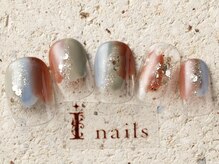 アイネイルズ 町田店(I nails)/クリアくすみ塗りかけ6480円