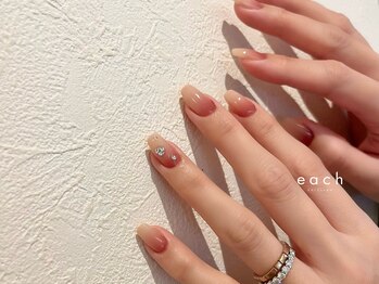 イーチ 烏丸御池(each)/花びらネイル