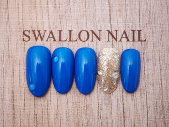 スワロンネイル(SWALLON NAIL)/梅雨ネイル