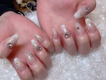 レアネイル 新宿(le'a nail)/クロスフレンチネイル