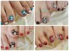 新規☆【親指アートフットネイル】多数サンプルから選べる☆ ¥9150→¥7320