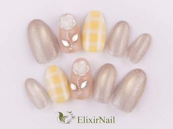 エリクサーネイル 西武新宿(Elixir Nail)/定額a シンプル/クーポン使用