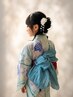 【浴衣着付け+ヘアセット】¥9,900