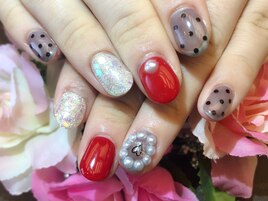 シースルー×ドット