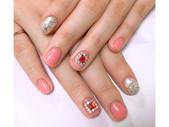 ネイルサロン ビューティーマジック 川口店/ビジューネイル