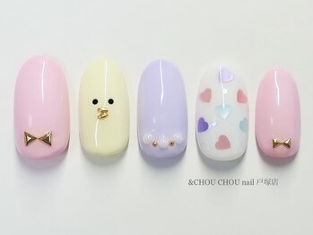 アンドシュシュネイル(&CHOU CHOU nail)/ハッピーイースター☆