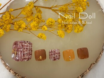 ネイルドール(Nail Doll)/フット ツイード