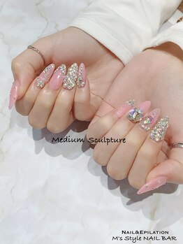 エムズスタイル ネイルバー(M's Style NAIL BAR)/ guest nail　