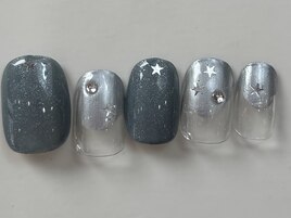 メタリック星ホロラメ¥5000
