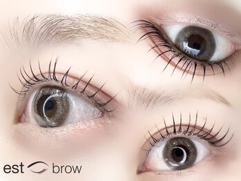 エストブロウ 麻布十番店(est brow)の写真/【洗練された目元へ】話題のマスカラパーマ!目元に合わせたデザイン提案◎パリジェンヌ/まつげパーマ¥5000