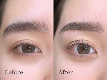 ミーナ 鍋島店(mina)/アイブロウWAX＋まつ毛パーマ上