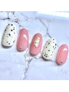 ダルメシアンネイル
