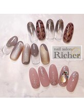 エスフィーネイルサロン リシェル(Esfy nailsalon Richer)/2024年10月 定額デザイン