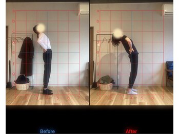 デップ 長野松本店Noah(DEP)/2ヶ月の姿勢変化