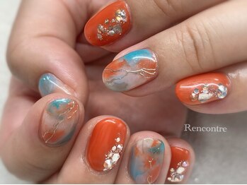 ランコントル(Rencontre)/*こだわりアートネイル*