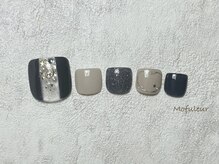 モフルール(Mofuleur)/ネイビー×ベージュ