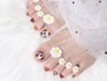 持込OK★フットネイル4本アート110分6980円
