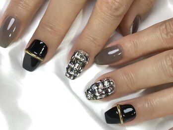 アトリエエル(atelier eL)/ツイードネイル