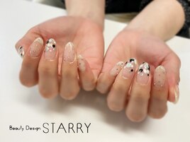 ドット　ストーン　モノトーン