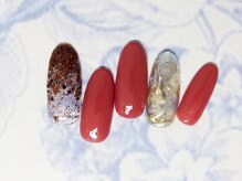 ネイルライフ(NailLife)/ミラーアートネイル