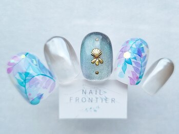 ネイルフロンティア 吉祥寺(NAIL FRONTIER)/水彩リゾートリーフ8980円~