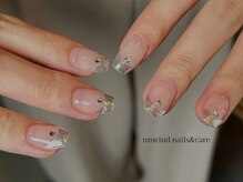 アンワインド ネイルアンドケア(unwind nails&care)/ミラーフレンチ