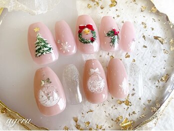 アゲル ネイルアンドアイラッシュ(ageru Nail&EyeLush】)/定額コース8800円/パラジェル☆