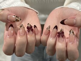 ボルドーフレンチ×レオパード