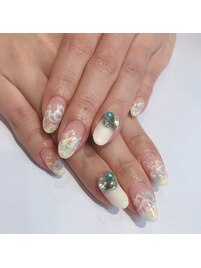 カラフルフラワーネイル☆
