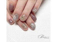 ドットビー(.Bee)/ブラウン大人ニュアンスネイル