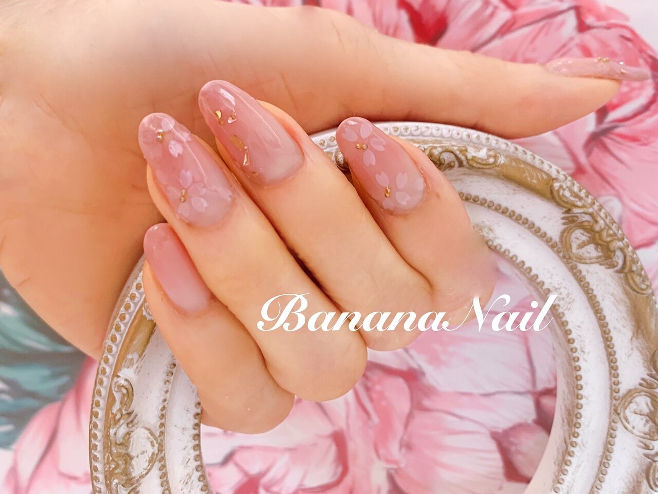 2025年春トレンド】桜 カラーグラデーション ハンドのネイル 2025年春トレンド】桜 カラーグラデーション ハンドのネイル