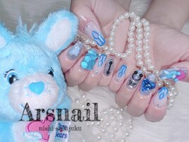 ブルーファイヤーネイル
