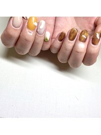 アシンメトリーネイル☆￥13000
