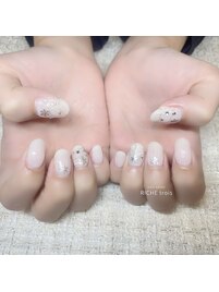 先取りオーナメントネイル♪