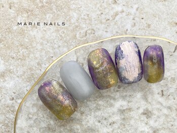 マリーネイルズ 表参道店(MARIE NAILS)/定額 ¥7,700 スモーキー 0508c