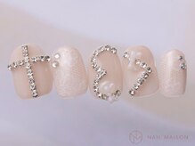 ネイルメゾン 渋谷店(NAIL MAISON)/レースチェーンハート韓国￥9000