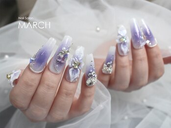 きらめき☆藤ネイル