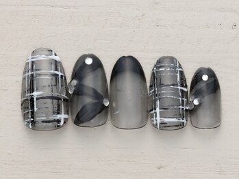 ネイルミックス 札幌大通本店(Nail Mix)/チェックリボン　5990円