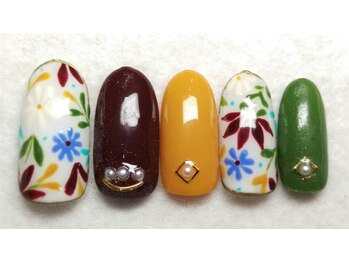 ネイルサロン 爪/秋ネイル