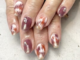 店内デザイン色替えネイル！