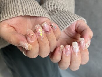 ロエ(LOE)の写真/周囲と絶対に被りたくない方必見◇SNSで話題のデザイン～個性派／ハイデザインで満足&褒められネイルを♪