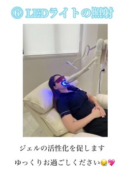 ホワイトニングショップ 柏店/(6)LEDライトの照射