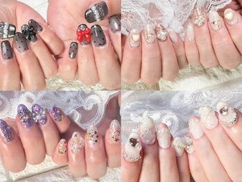 リコリコネイル(Riko Riko Nail)の写真/"可愛い"が詰まったこだわりサロン♪【当店人気No1★定額デザインC¥6900】定額デザイン150種類以上♪