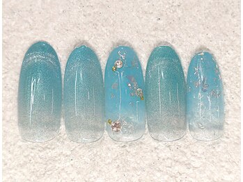 リノ ネイル(Rino nail)/11月新作オーロラ 711n2