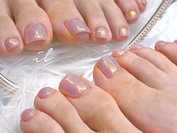 イル 神戸店の写真/夏準備にフットネイル!マグネット・フラッシュ・ミラーやデザインサンプルも豊富◎『見せたくなる足元』に!