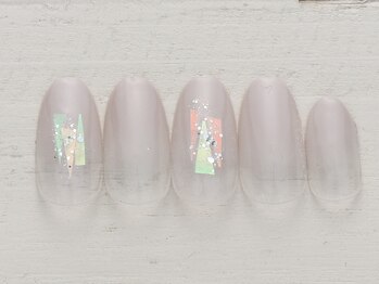 ネイルミックス 札幌駅前店(Nail Mix)/グラデ×オーロラフィルム4990円