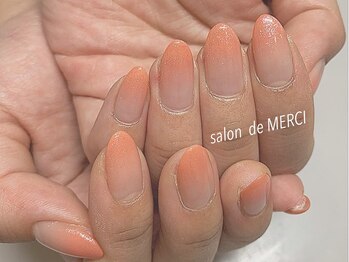 サロン ド メルシー(Salon de MERCI)/コーラルオレンジグラデ☆